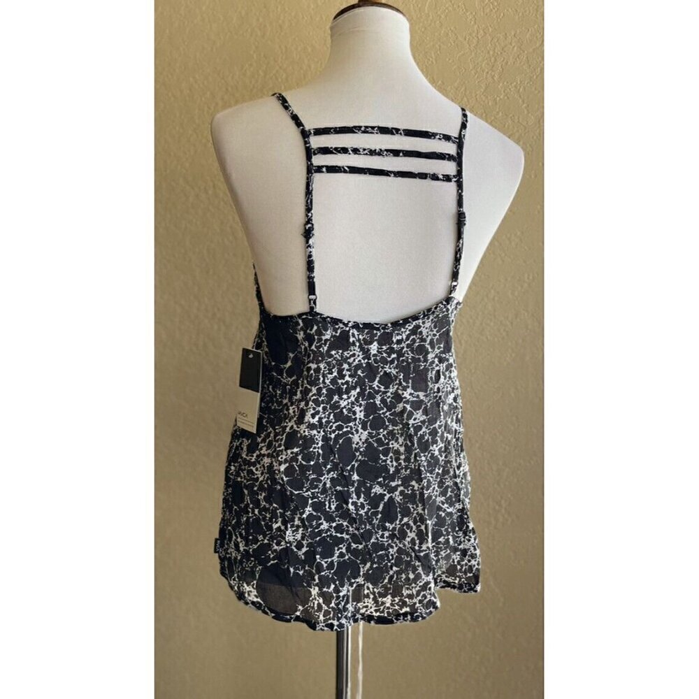RVCA Women's Cut out Net Younger Days Strappy Tank Top Size Small - Picture 9 of 11